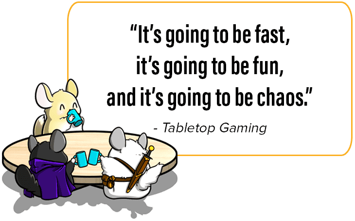 Table Top Gaming Quote